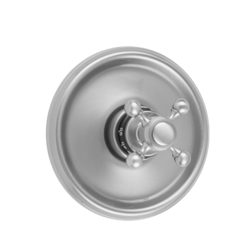Circular brass trim for thermostatic valves